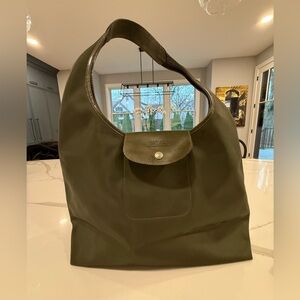 Longchamp Olive Green Women's Shoulder Bag/Tote